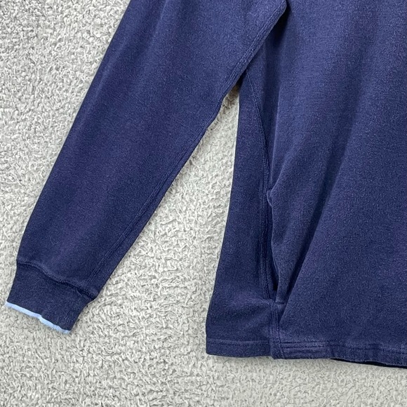 Polo Ralph Lauren Youth Hoodie Big Pony Logo Faux Leather Pullover Large 14 16 - Picture 5 of 10